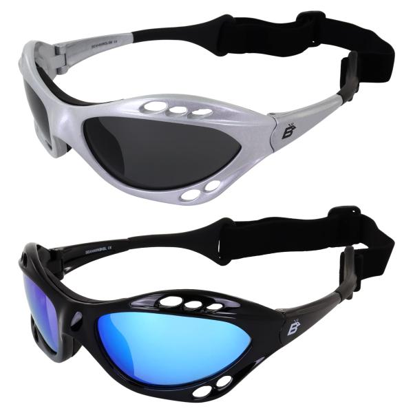 Birdz 2 Pair Seahawk Polarized Sunglasses Jet Ski ...