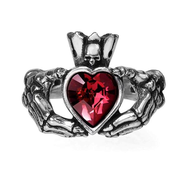 Claddagh By Night Ring (Size T  US 9.5)