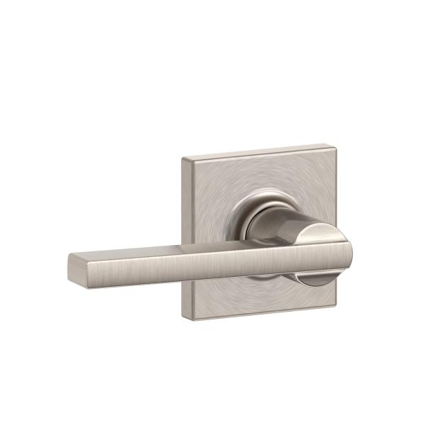 Schlage F10 LAT 619 COL Latitude Door Lever with C...