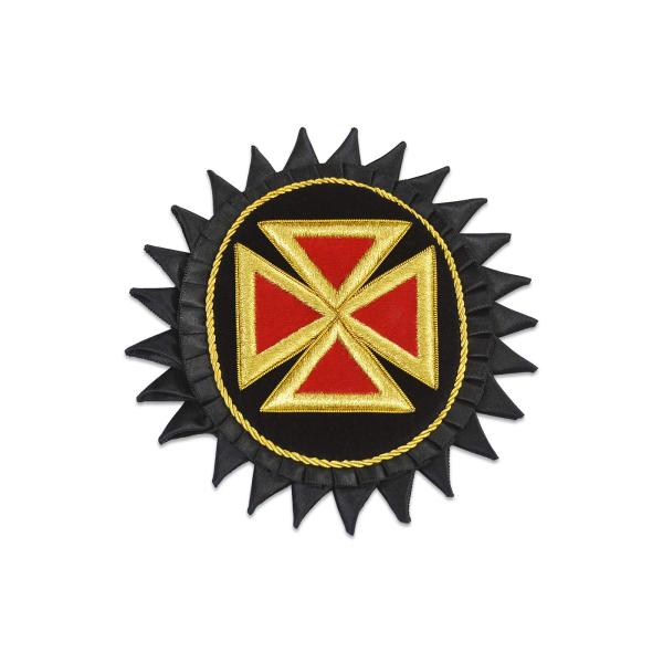 Knights Templar Teutonic Cross Embroidered Masonic...