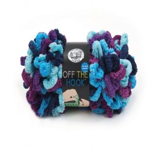 Lion Brand Yarn Off the Hook Yarn Bulky No-Needle Craft Yarn for Crocheting Hand-Knitting Yarn 1-Pack Hypnoticの商品画像