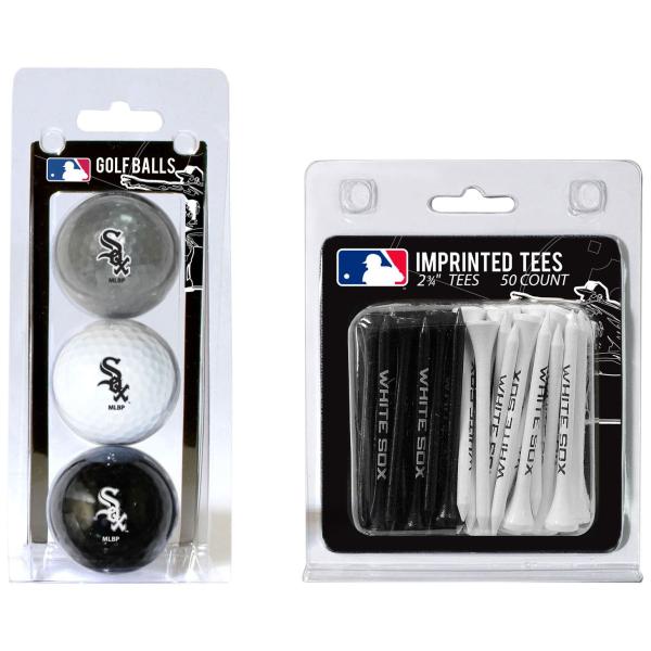 Team Golf MLB Chicago White Sox 3 Golf Balls And 5...