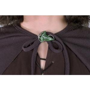 Elven Cloak Leaf Clasp Costume Accessory Enamel Pi...