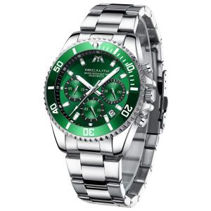 MEGALITH Mens Watches with Stainless Steel Waterpr...