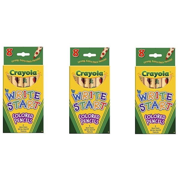 Bulk Buy: Crayola Write Start Colored Pencils 8/Pk...