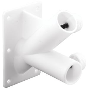 Prime-Line U 9374 Off-White Plastic Two Position Flag Pole Holder (Single Pack)の商品画像