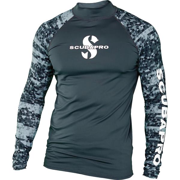 SCUBAPRO UPF 50 Rash Guard Long-Sleeve Men’s Divin...