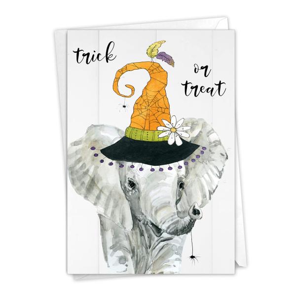 The Best Card Company - 1 Happy Halloween Card wit...