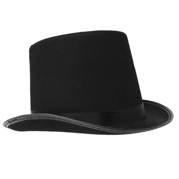Skeleteen Black Felt Top Hat - Costume Hats For Ma...