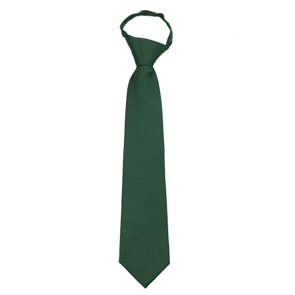 BUYYOURTIES Mens Solid Color Zipper Necktie Ties f...