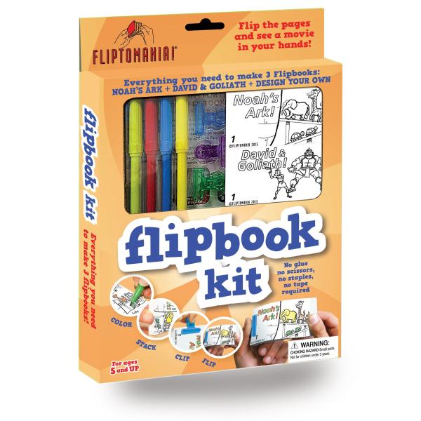 Fliptomania Make Your Own Flipbook Kit: Bible Stor...