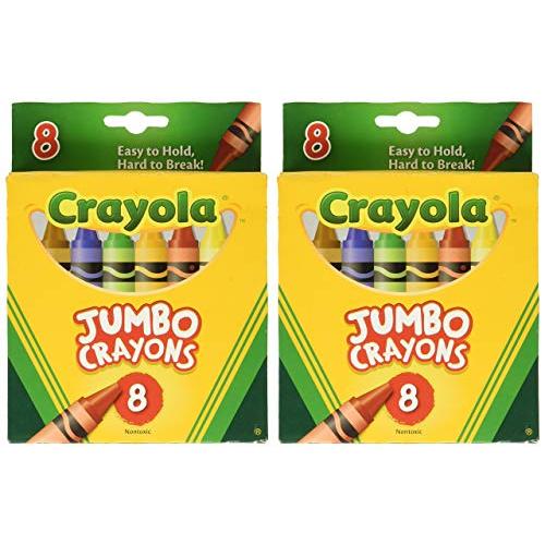 Crayons Jumbo 8ct Peggable Tuck Box [Set of 2] 3 y...