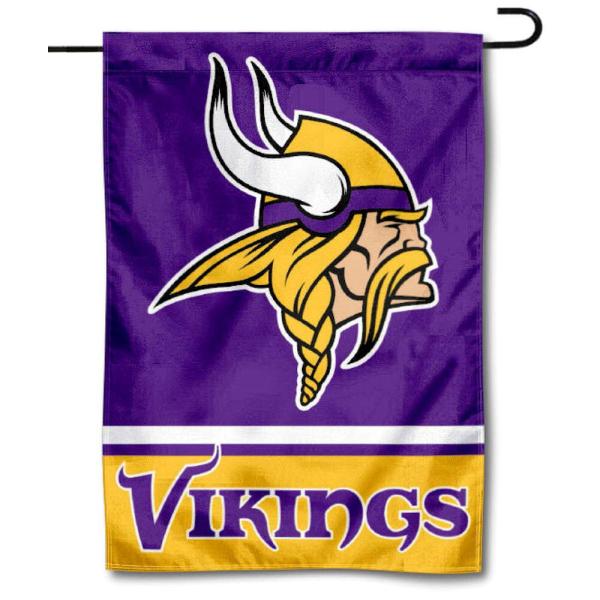 Minnesota Vikings Double Sided Garden Flag