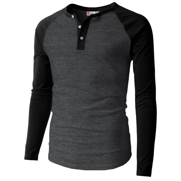 H2H Men&apos;s Slim Fit Casual Color Blocked Front Plac...