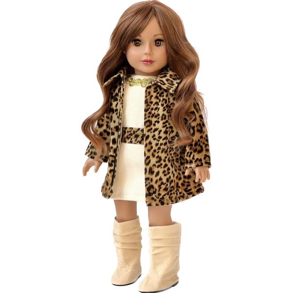 - Fashion Girl - 3 Piece 18 inch Doll Outfit - Che...