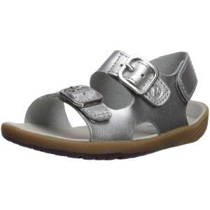 Merrell Unisex-Child Bare Steps Sandal Silver 9 Wi...