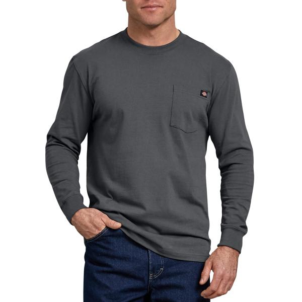 Dickies mens Big &amp; Tall Long-Sleeve Heavyweight Cr...