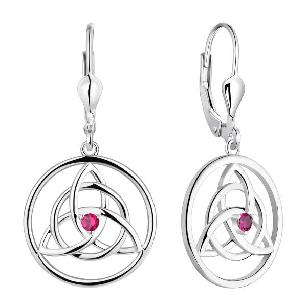 YL Celtic Knot Earrings 925 Sterling Silver Create...