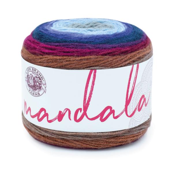 Lion Brand Yarn Mandala Yarn Multicolor Yarn for C...