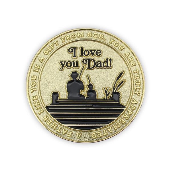 Father&apos;s Coin I Love You Dad Token of Appreciation...