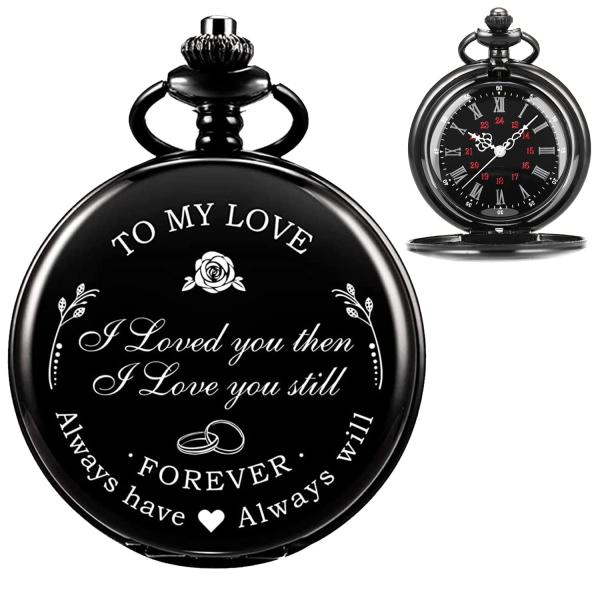 ManChDa to My Love - Engraved Pocket Watches Perso...