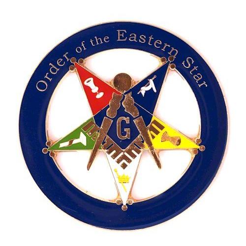 Order of the Eastern Star Patron Round Masonic Aut...