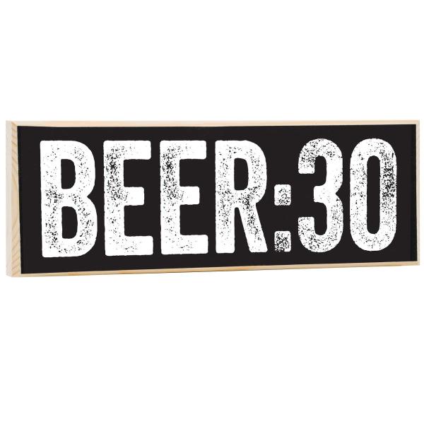 Beer:30 - Wooden Beer Sign - Funny Home Beer Decor...