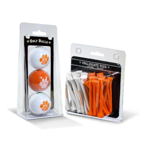 Team Golf NCAA Clemson Tigers 3 Golf Balls And 50 ...