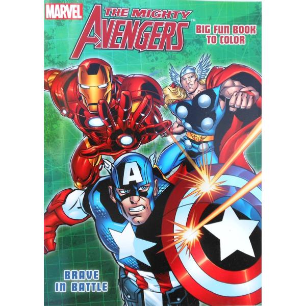 Marvel The Mighty Avengers Coloring Book with Capt...