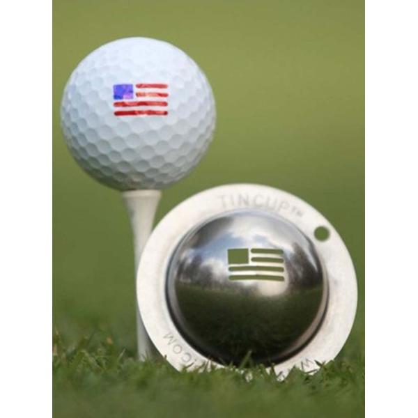 Tin Cup Golf Ball Custom Marker Alignment Tool (St...