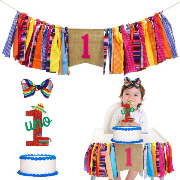 Mexican Fiesta 1st Birthday Party Decor Mexican Ci...