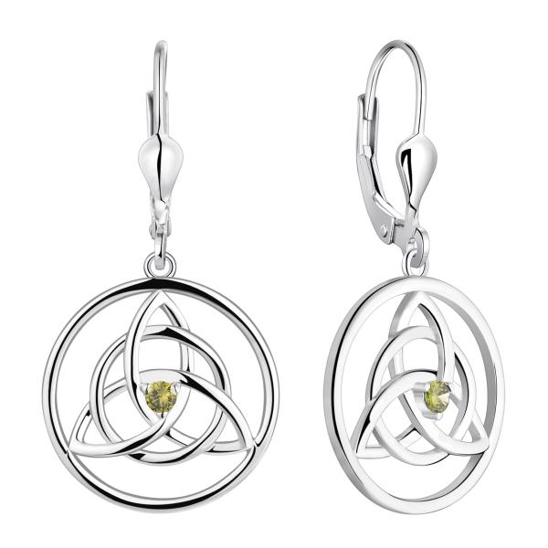 YL Celtic Knot Earrings 925 Sterling Silver Create...