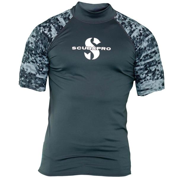 SCUBAPRO Men&apos;s UPF50 Short-Sleeve Rash Guard XL Gr...