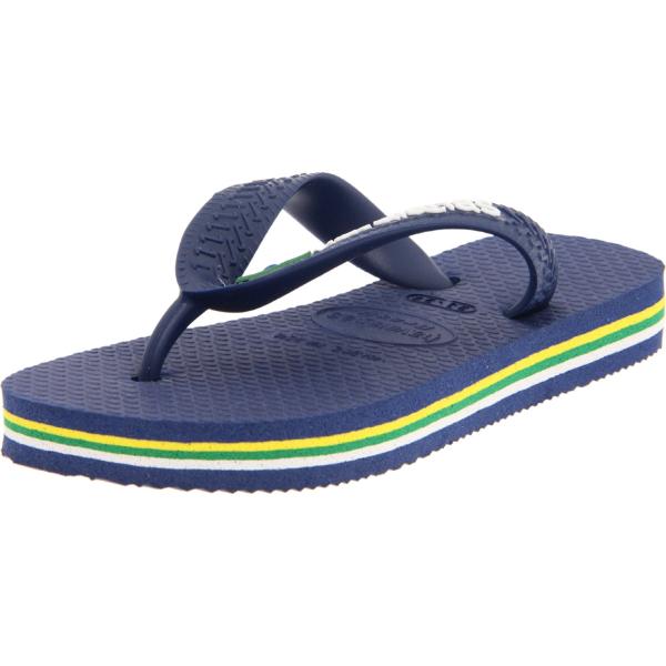 Havaianas Kid&apos;s Brazil Logo Flip Flop Sandal Navy ...