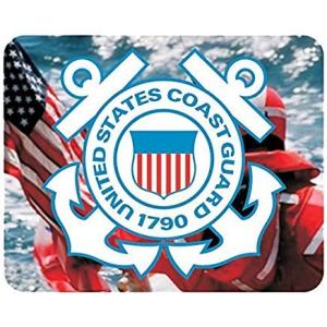 United States Coast Guard Crest Full Color Mouse P...