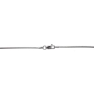 Sterling Silver Soft Wire Round Omega Necklace 1.5 mm Choker Nickel Free Italy 18 inch
