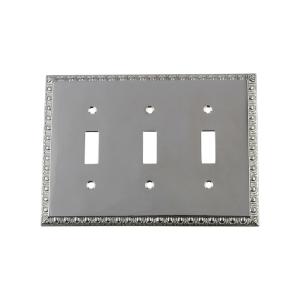 Nostalgic Warehouse Egg & Dart Deco Electrical Outlet Switch Plate Coverの商品画像