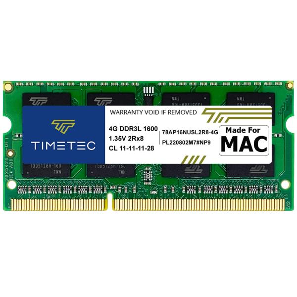 Timetec 4GB Compatible for Apple DDR3L 1600MHz PC3...