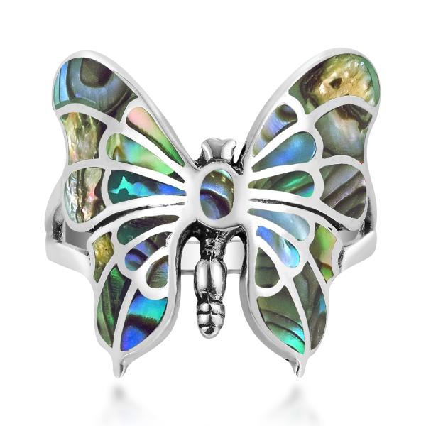 AeraVida Exotic Graceful Butterfly Abalone Shell I...