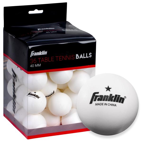 Franklin Sports Ping Pong Balls - Official Size + ...