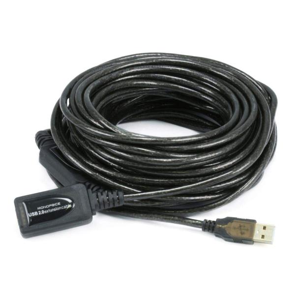 Monoprice 49ft 15M USB 2.0 A Male to A Female Acti...