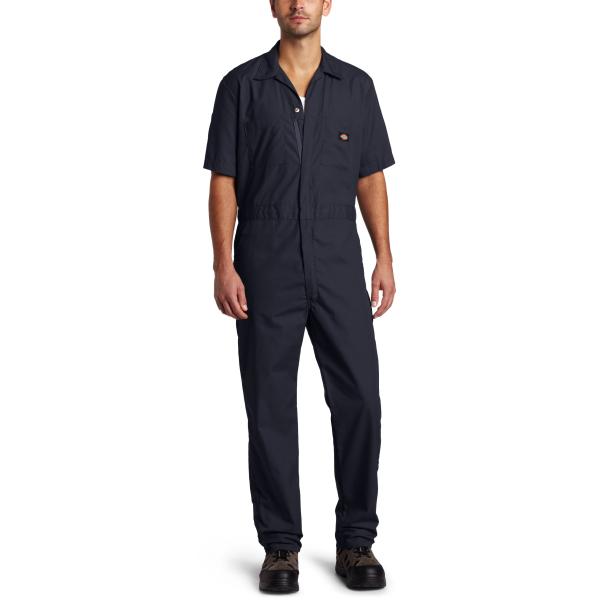 Dickies Men&apos;s Short Sleeve Coverall Dark Navy X-La...