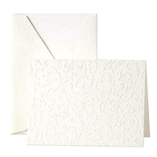 Crane &amp; Co. Blind Embossed Pearl White Notes (CF11...