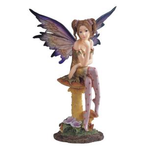StealStreet SS-G-91257 Fairy Collection Pixie with Clear Wings Fantasy Figurine Decorationの商品画像