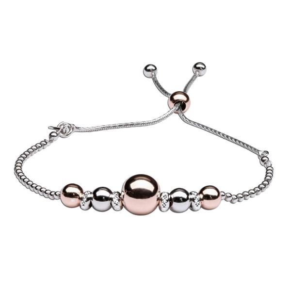 Bolo Bracelet for Women in .925 Sterling Silver wi...
