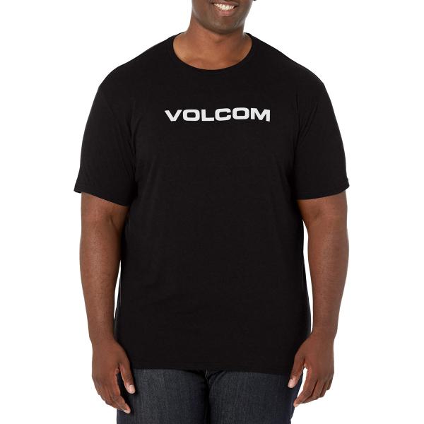 Volcom Men&apos;s Crisp Euro Short Sleeve Tee Black Sma...