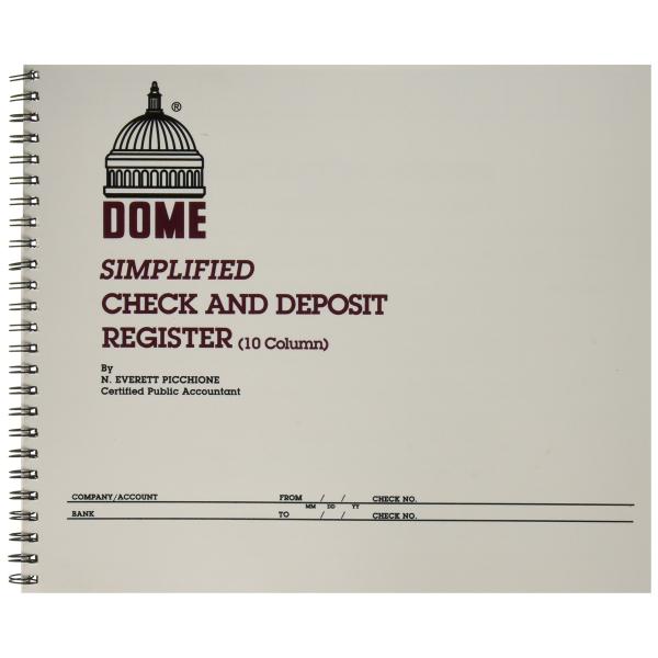 Dome Publishing Co Inc Check/Deposit Register 50 P...