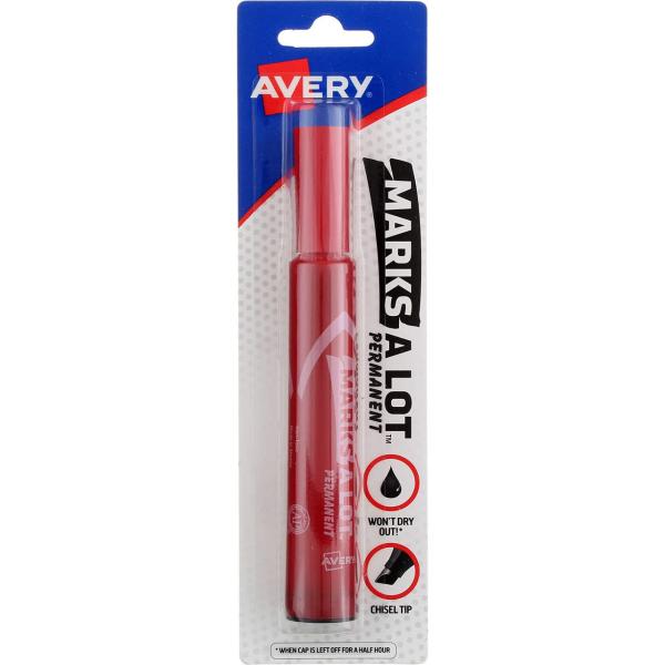 Avery Marks-A-Lot Permanent Marker Chisel Point Re...