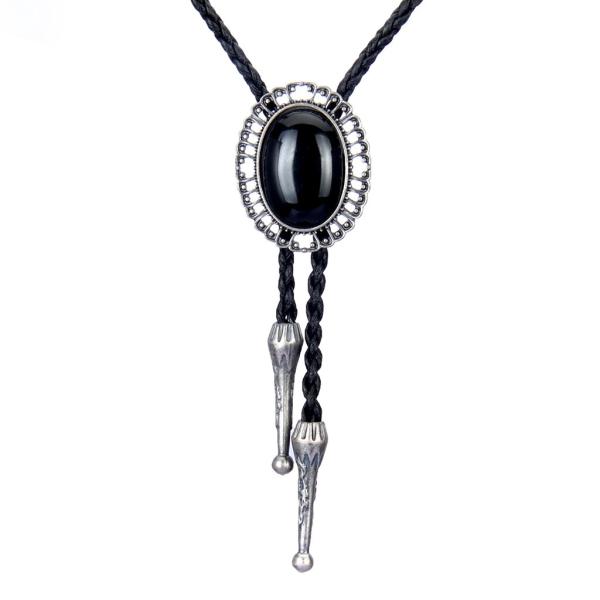 COOLLA Bolo tie- Handmade Round Shape Western Cowb...