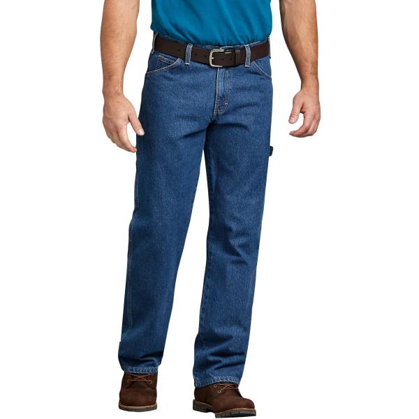Dickies mens Relaxed Fit Carpenter jeans Stone Was...